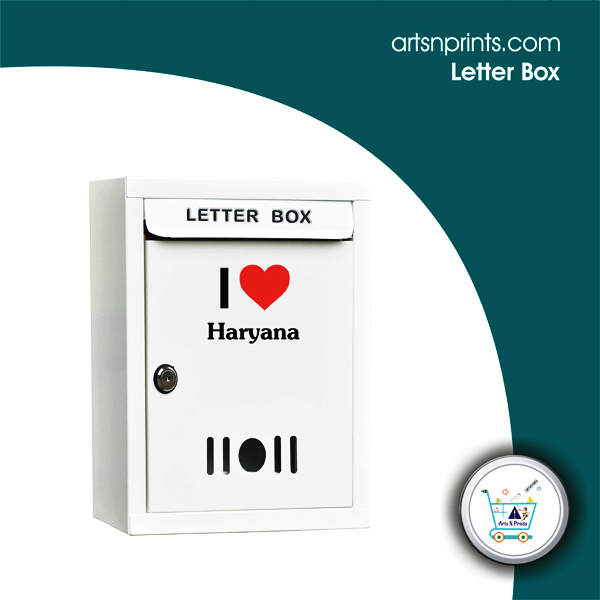 HR I Love Letter box by artsNprints Haryana
